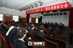 <b>公司召開慶?！拔逡弧濒邉谀Ｏ冗M(jìn)表彰大會(huì)</b>